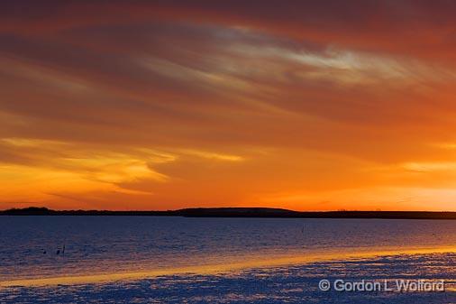 Powderhorn Lake At Sunset_37636.jpg - Photographed along the Gulf coast near Port Lavaca, Texas, USA.